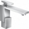mitigeur lavabo 130, coupe diamant, bonde push-open chroméé