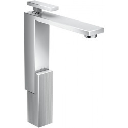 mitigeur lavabo 280, coupe diamant, bonde push-open chroméé