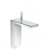 mitigeur lavabo 230, bonde push-open chromée/miroir
