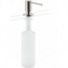 Distributeur de liquide vaisselle aspect acier inox