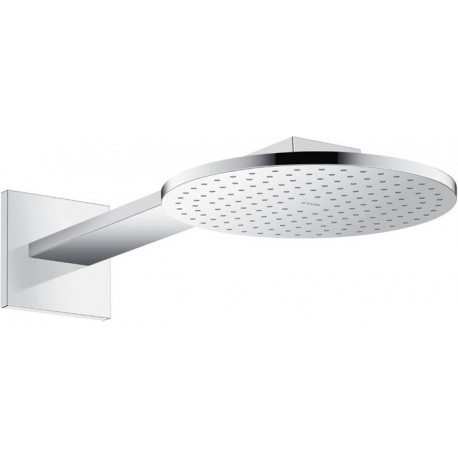 tête de douche 250 2jetavec bras de douche 450 mm chroméé