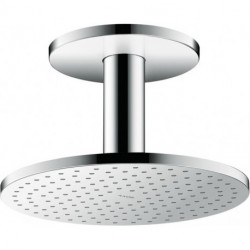 tête de douche 250 1jetavec raccordement plafond 100 mm chroméé