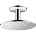 tête de douche 300 2jetavec raccordement plafond 100 mm chroméé