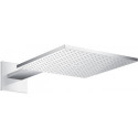 tête de douche 300 x 300 1jetavec bras de douche 450 mm chroméé