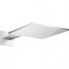 tête de douche 300 x 300 1jetavec bras de douche 450 mm chroméé