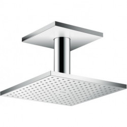 tête de douche 250 x 250 1jetavec raccordement plafond 100 mm chroméé
