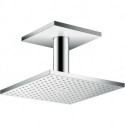 tête de douche 250 x 250 mm 2jetavec raccordement plafond 100 mm chroméé