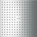 tête de douche 250 x 250 mm 2jet encastré plafond chroméé