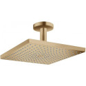 tête de douche Raindance E 300 Air 1jet, raccord plafond 100mm, bronze brossé