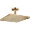 tête de douche Raindance E 300 Air 1jet, raccord plafond 100mm, bronze brossé