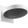 tête de douche 250 jetavec bras de douche EcoSmart blanc mat
