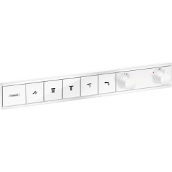 Module thermostatique RainSelect encastréavec 5 fonctions blanc mat