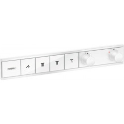 Module thermostatique RainSelect encastréavec 4 fonctions blanc mat