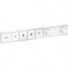 Module thermostatique RainSelect encastréavec 4 fonctions blanc mat