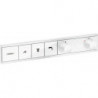 Module thermostatique RainSelect encastréavec 3 fonctions blanc mat