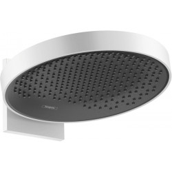 tête de douche 360 1jetavec bras de douche blanc mat