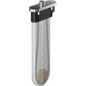 Set de finition sBox ovale pour support de douchette sur bord de baignoire chromé 