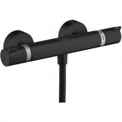 mitigeur Thermostatique douche noir mat