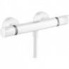 mitigeur Thermostatique douche blanc mat