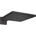 Douche de tête 300 Air 1jet avec bras de douche 390 mm noir mat
