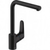 mitigeur de cuisine 280, 1 jet noir mat