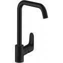 mitigeur de cuisine 260, 1 jet noir mat