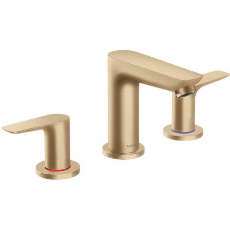 Mélongeur de lavabo 150, 3 trou s,avec tirette et vidage bronze brossé