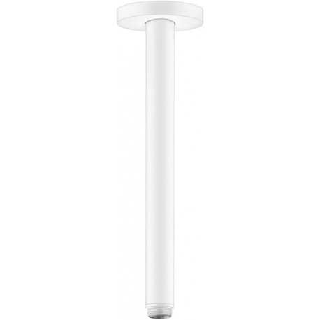 Bras de douche S 300 mm plafond M 1/2blanc mat
