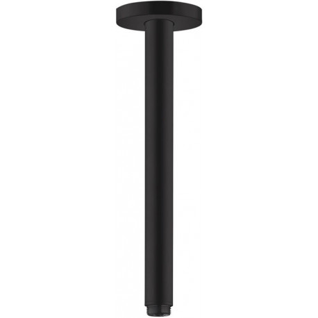 Bras de douche S 300 mm plafond M 1/2noir mat
