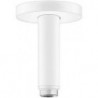 Bras de douche S 100 mm plafond M 1/2blanc mat