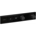 Module thermostatique RainSelect encastréavec 2 fonctions noir mat