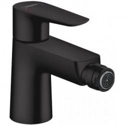 mitigeur bidet,avec tirette et vidage noir mat