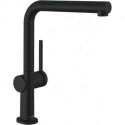mitigeur de cuisine 270, 1 jet noir mat