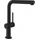 mitigeur de cuisine 270, 1 jet noir mat