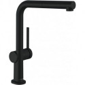 mitigeur de cuisine 270,avec douchette extractible 1 jet, sBox noir mat