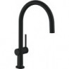mitigeur de cuisine 220, 1jet noir mat