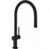 mitigeur de cuisine 210,avec douchette extractible 1 jet, sBox noir mat