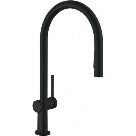 mitigeur de cuisine 210,avec douchette extractible 2 jets, sBox noir mat
