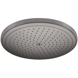 tête de douche Croma 280 1jet noir chromé brossé