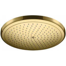 tête de douche Croma 280 1jet aspect doré poli