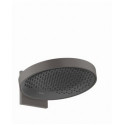 tête de douche 360 1jetavec bras de douche noir chromé brossé