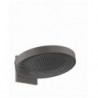 tête de douche 360 1jetavec bras de douche noir chromé brossé