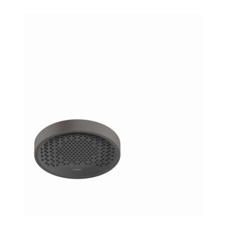 tête de douche 250 1jet noir chromé brossé