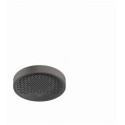 tête de douche 250 1jet noir chromé brossé