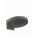 tête de douche 360 3jetavec bras de douche noir chromé brossé
