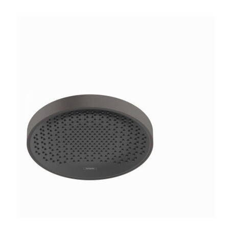 tête de douche 360 1jet noir chromé brossé
