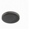 tête de douche 360 1jet noir chromé brossé