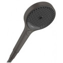 Douchette 130 3jet noir chromé brossé