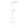 Showerpipe 280 1jet EcoSmart 9l/minavec mitigeur thermostatique blc mat