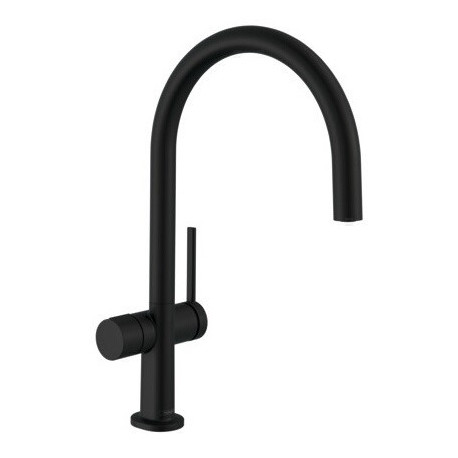 Robinet 220 Talis M54 Vanne d'arrêt.1jet noir mat